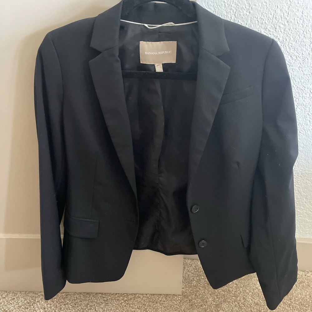 Banana republic black blazer